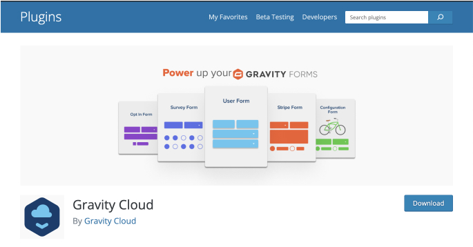 WordPress Plugin to connect your WP site to Gravity Cloud