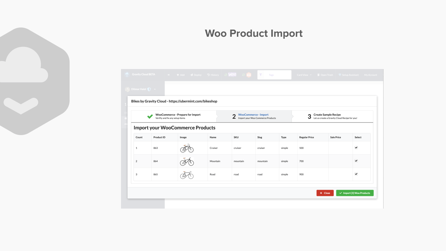 Import Woo Products into Gravity Cloud